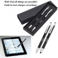 Set scris With God, creion mecanic + pix cu tuch